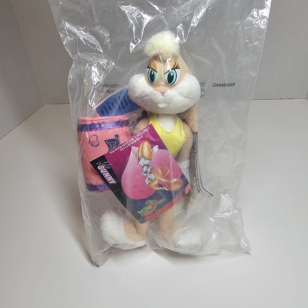 Vintage 1996 Space Jam Lola Bunny Plush McDonalds‎ Sealed Collectible